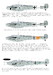 Stab Messerschmit BF110's (22 options)  72D025