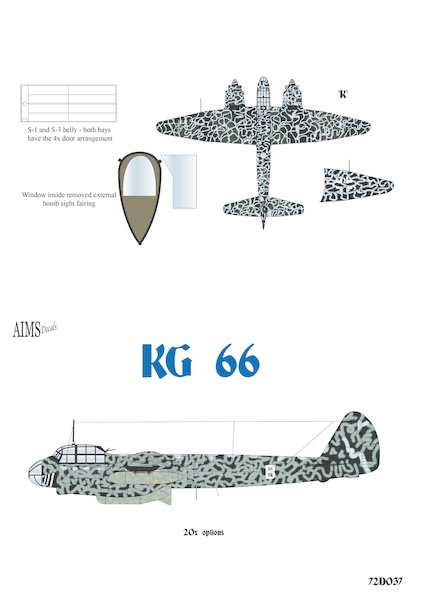 Kampfgeschwader KG66 (20 options) 72D037