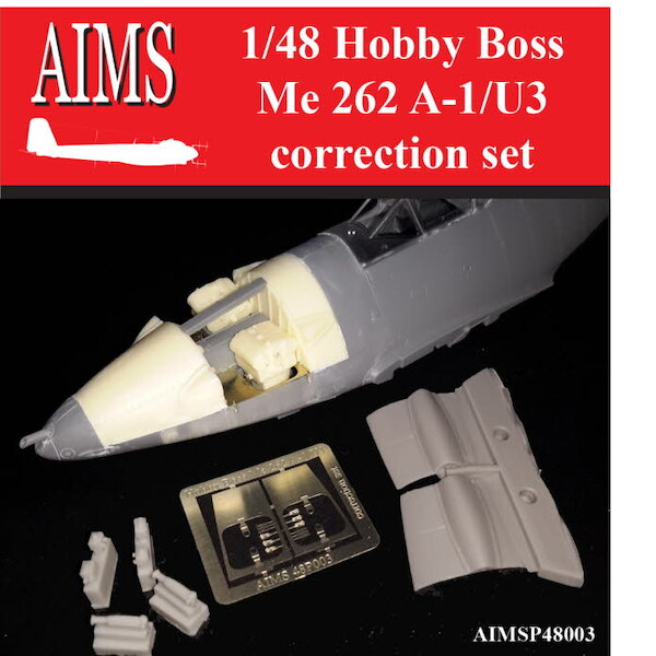 Messerschmitt Me262A-1/U3 Correction set (Hobby Boss)  48P003