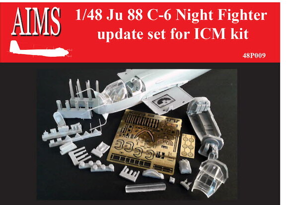 Junkers Ju88C-6 Night Fighter update set (ICM Ju88C-6)  aims48P009