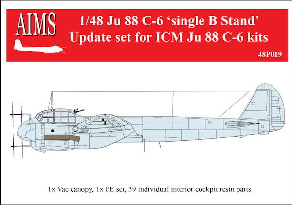 Junkers Ju88C-6 Single B Stand Conversion (ICM Ju88C-6) aims48P019