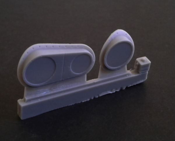 Junkers Ju88A-1 - A-5(F) Camera Fairings and control box (ICM Ju88A-5)  48P023