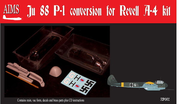 Junkers Ju88P1 Conversion (Revell Junkers Ju88A-4) aimsP32002
