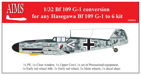 Messerschmitt BF109G-1 (Hasegawa) aimsP32010