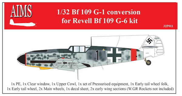 Messerschmitt BF109G-1  (Revell)  aimsP32011