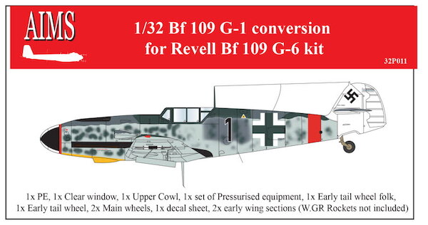Messerschmitt BF109G-1 (Revell) aimsP32011