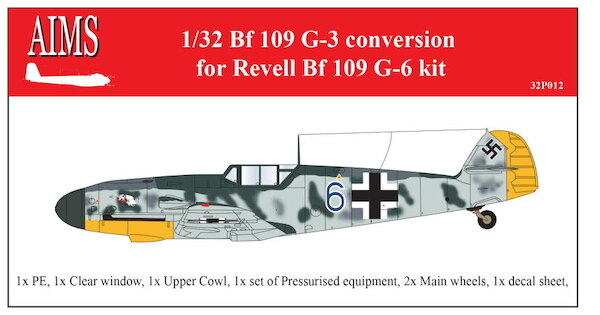 Messerschmitt BF109G-3 (Revell) aimsP32012