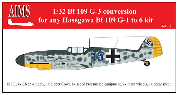 Messerschmitt BF109G-3 (Hasegawa) aimsP32013
