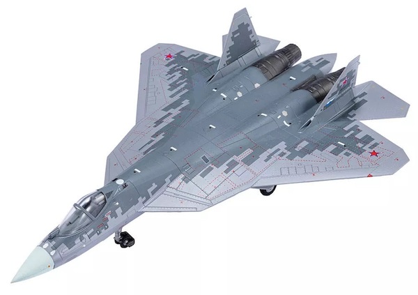Sukhoi SU-57 stealth jet fighter russian air force AF1-0011B