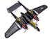 P61B Black Widow USAAF, "Midnight Madness 548th Night Fighter Squadron" United States Army Air Forces AF1-0090E