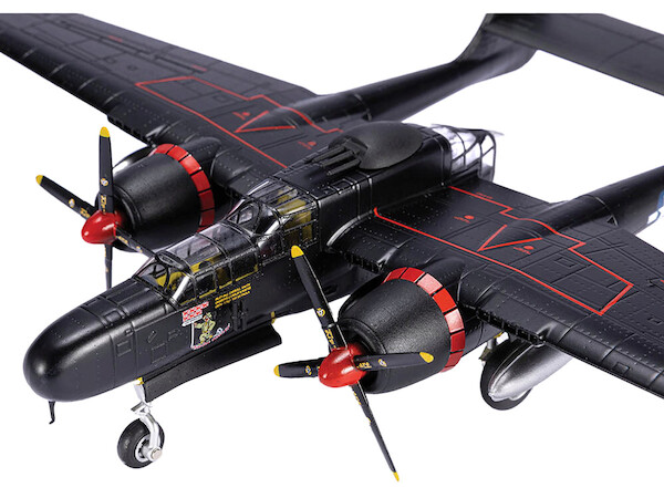 P61B Black Widow USAAF, "Times a Wastin' 418th Night Fighter Squadron" United States Army Air Forces AF1-0090F
