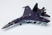 Sukhoi SU-35 heavy fighter jet Purple scheme Russian Air Force AF1-0116B