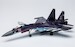 Sukhoi SU-35 heavy fighter jet Purple scheme Russian Air Force  AF1-0116B