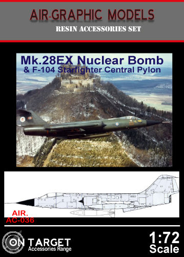 Mk23EX Nuclear bomb and F104 Starfighter central Pylon  AIR.AC-036
