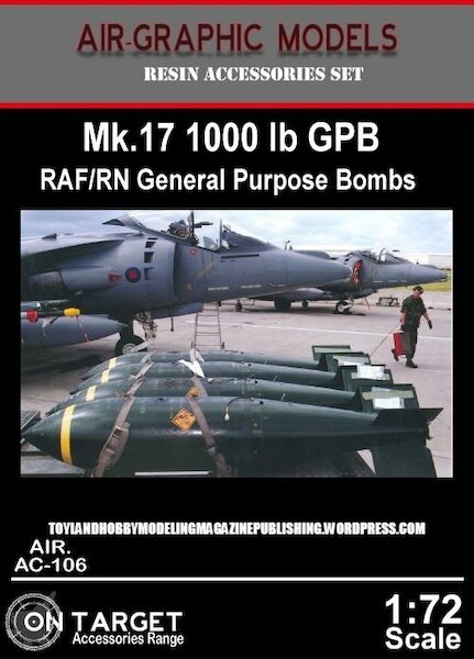 RAF/RN MK117 1000lb General purpose Bombs (GPB's) (2x) AIR.AC-106