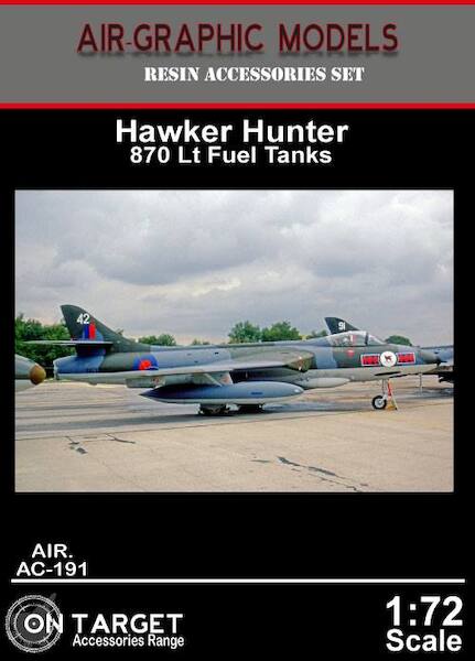 Hawker Hunter 870 litre Large Fuel tanks (2x)  AIR.AC-191