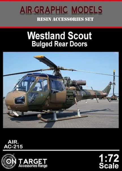 Westland Scout Bulged Rear door set (Airfix, LF) AIR.AC-215