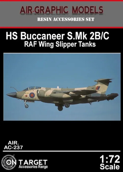 HS Buccaneer S . Mk2b/c Large slipper tanks (Airfix)  AIR.AC-237