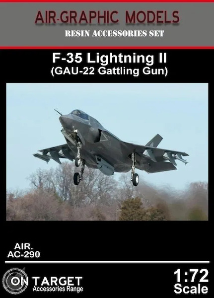 F35 Lightning II GAU-22 Gatling gun underfuselage  AIR.AC-290