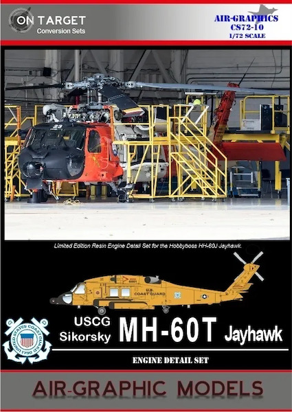 MH-60T/HH-60J Jayhawk Engine Detail Set (Hobby Boss)  Air.CS-10