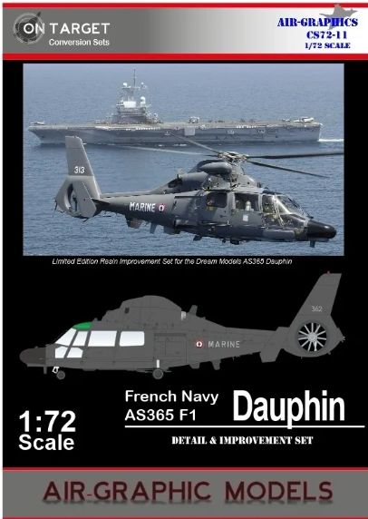 Aerospatiale AS365F-1 Dauphin 'Pedro" Detail set (Dream Model)  Air.CS-11
