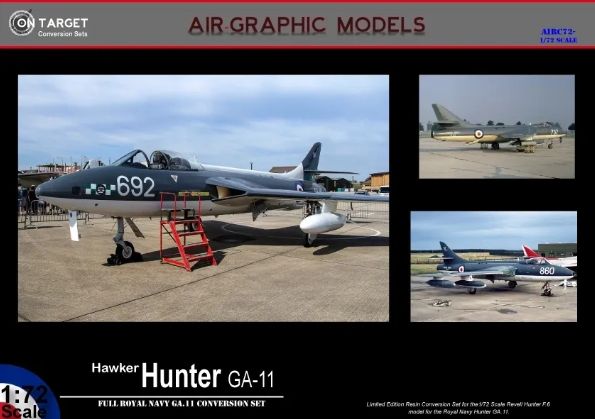 Hawker Hunter GA11 Conversion set (Revell) Air.CS-15