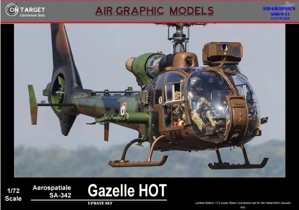 Aerospatiale SA341M Gazelle HOT Conversion set (Airfix) Air.CS-35