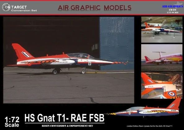 Hawker siddeley Gnat T1 RAE FSB Conversion set (Airfix)  Air.CS-41