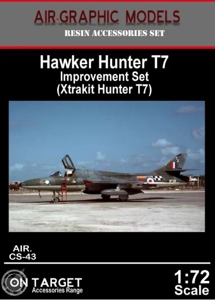 Hawker Hunter T7 Improvement set (Xtrakit) Air.CS-43
