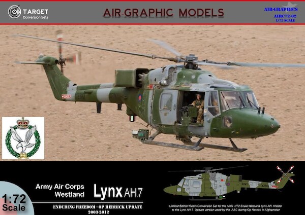Army Air Corps Westland Lynx AH1GT /7 & 9 Sand filter conversion set Air.CS-45