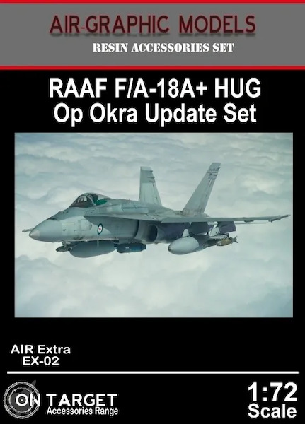 RAAF F/A18A+ Hornet HUG Operation Okra Update set (Hasegawa)  Air.extra EX02