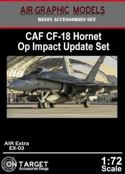Canadian AF CF18 Hornet Operation Impact Update set (Hasegawa)  Air.extra EX03