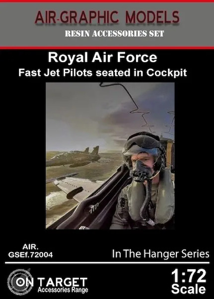RAF Modern Pilots (fast jet) 2 figures seated in cockpit (BACK IN STOCK) AIR.GSEf-72004