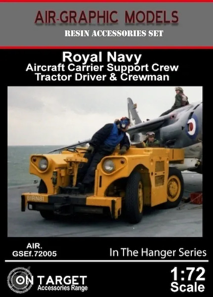 Royal  Navy Aircraft carrier support crew, Vickers tractor driver & crewman  AIR.GSEF-72005
