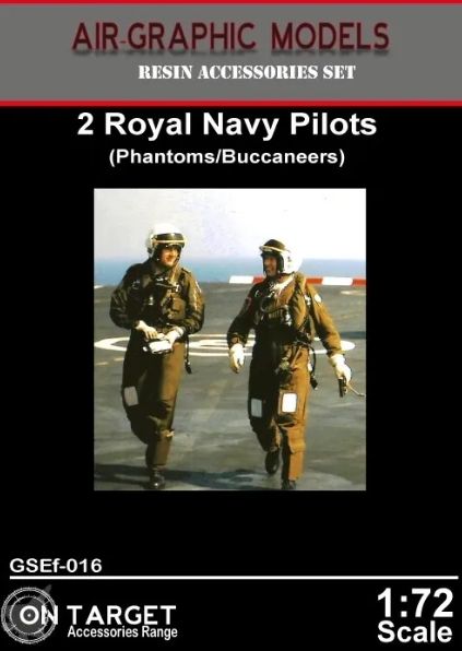 Royal Navy Pilots for Buccaneers or Phantoms in the 1990's (2 figures) AIR.GSEf-72016