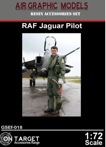 RAF Jaguar Pilot Walking with holding Helmet (1 figure) AIR.GSEf-72018