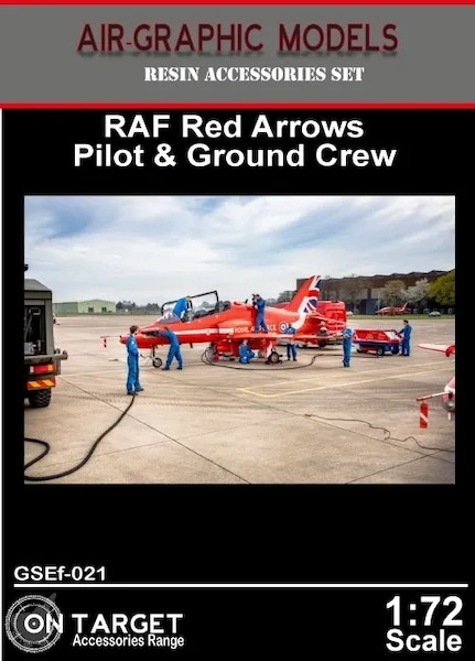 RAF Red Arrows ground crew and Pilot (6 figures)  AIR.GSEf-72021