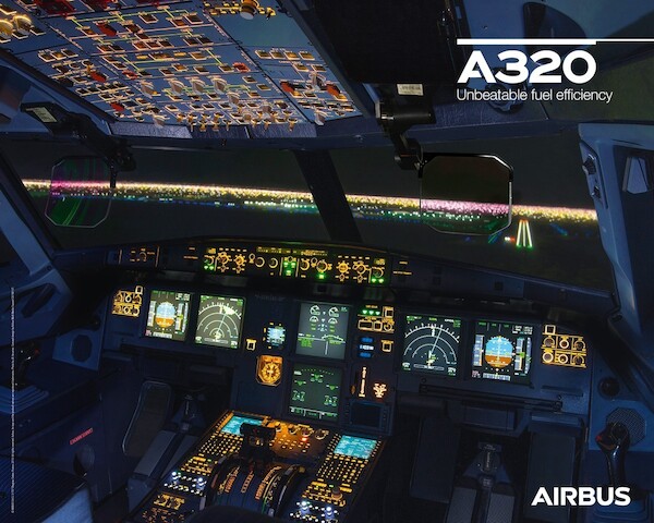 Airbus A320NEO cockpit poster  A320NEO COCKPIT