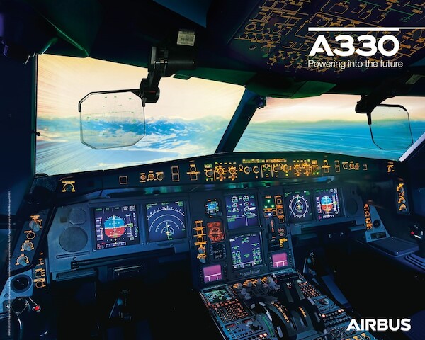 Airbus A330NEO cockpit poster  A330 NEO COCKPIT