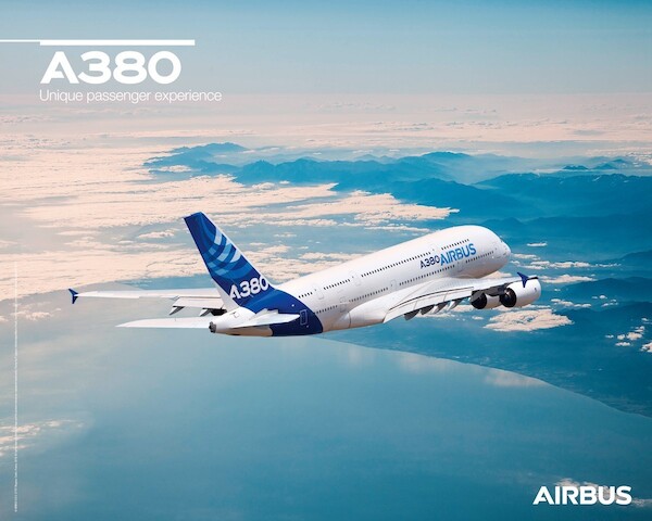 Airbus A380 poster flight view A380 FLIGHT