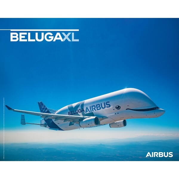 Airbus A330 BELUGA XL poster flight view BELUGA FLIGHT