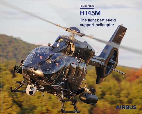 Airbus H145M helicopter poster H145M