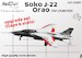 Soko J22 Orao flaps and slats  and ejection seat (Litaki) ACR-D72001