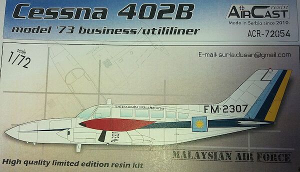 Cessna 402B (Malaysian Air Force)  ACR72054
