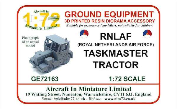 RNLAF (Royal Netherlands Air Force) Taskmaster Tractor. GE72163