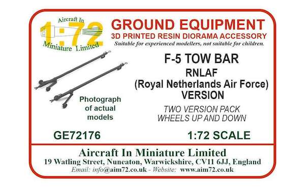 F5 Freedom Fighter Tow Bars (2x)  GE72176