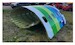 Keychain made of: Boeing 737 Transavia PH-XRZ funky green  PH-XRZ-FG