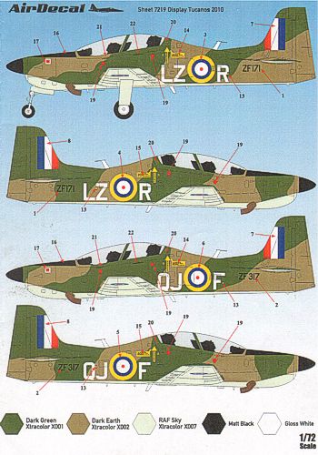 RAF Display Tucanos 2010 (REISSUE) ADTS7219