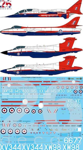 Raspberry Ripple Jets part 1 (Jaguar, Hunter, Buccaneer)  STS7221