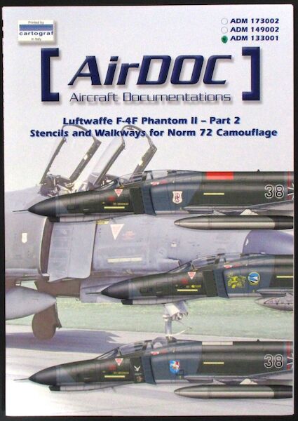 Luftwaffe F4F Phantom II Part 2 stencils and walkways for Norm 72 camouflage ADS133001